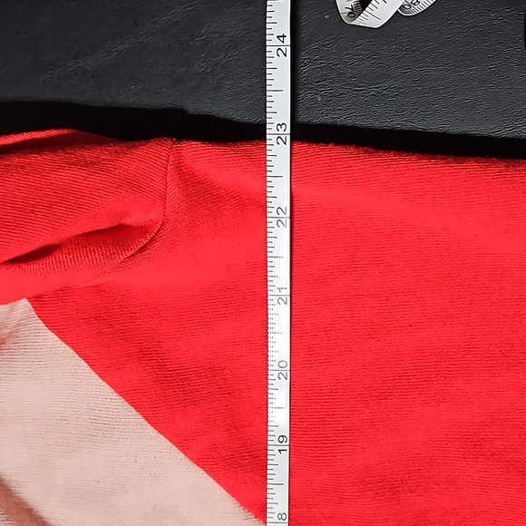 PINK Victoria's Secret Hoodie Pullover size Lg Red/White/Blue & Pink NWT - Picture 8 of 8